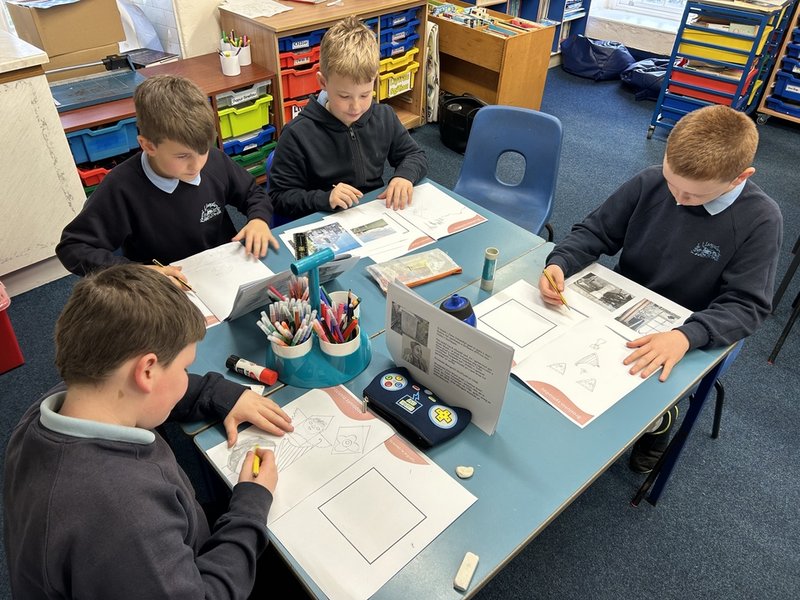 Llwybr Cadfan pilgrimage trail school art.jpg