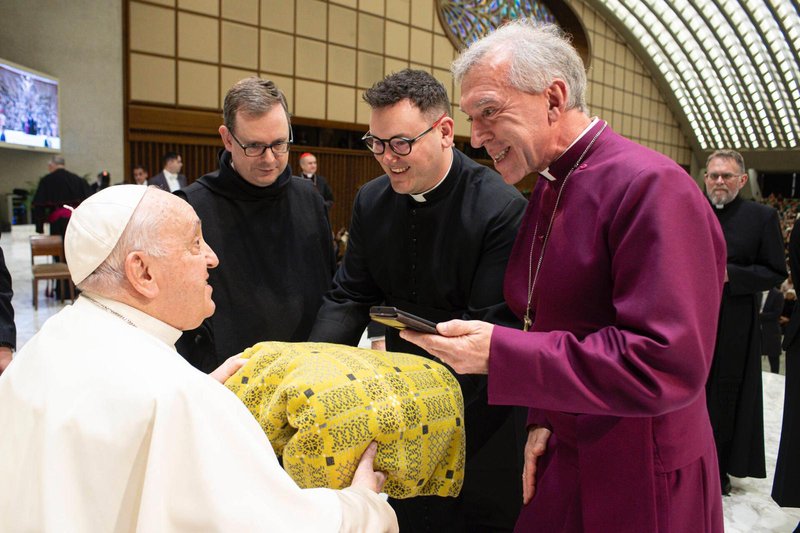 Archbishop Andrew John meets Pope Francis in 2023
